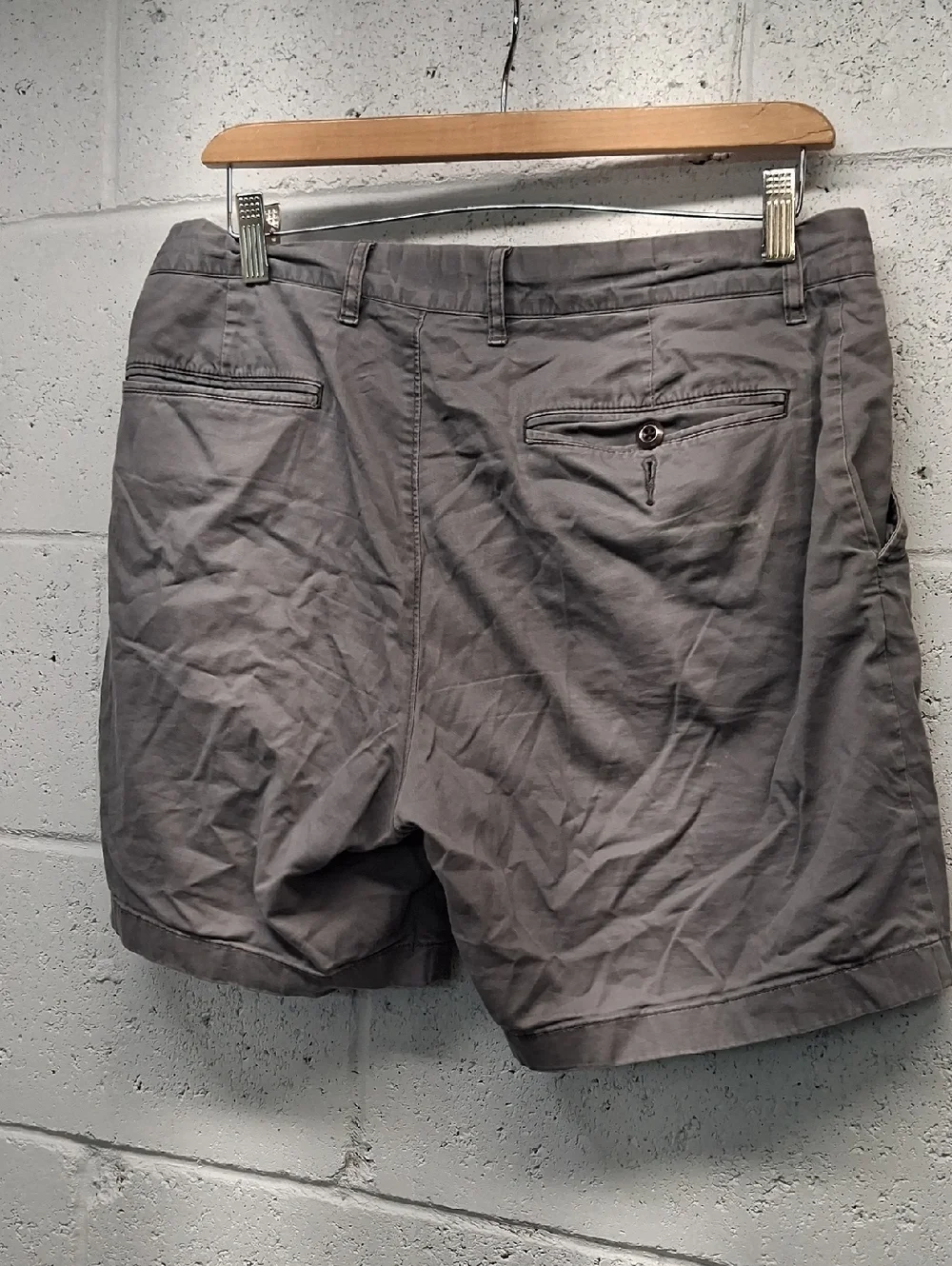 Mens J. Crew Classic Gray Cotton Shorts Sz. 30